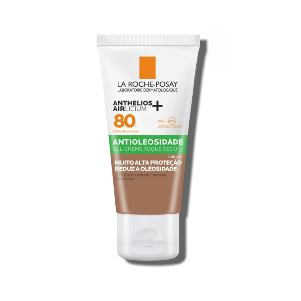 Protetor Solar Facial Antioleosidade Fps80 La Roche-posay  Anthelios Airlicium+ Cor 4.0 40g