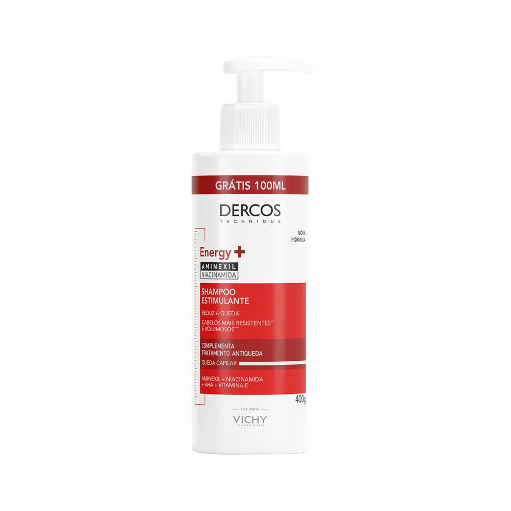 Dercos Shampoo Estimulante Energy+ 400gr 100ml Gratis