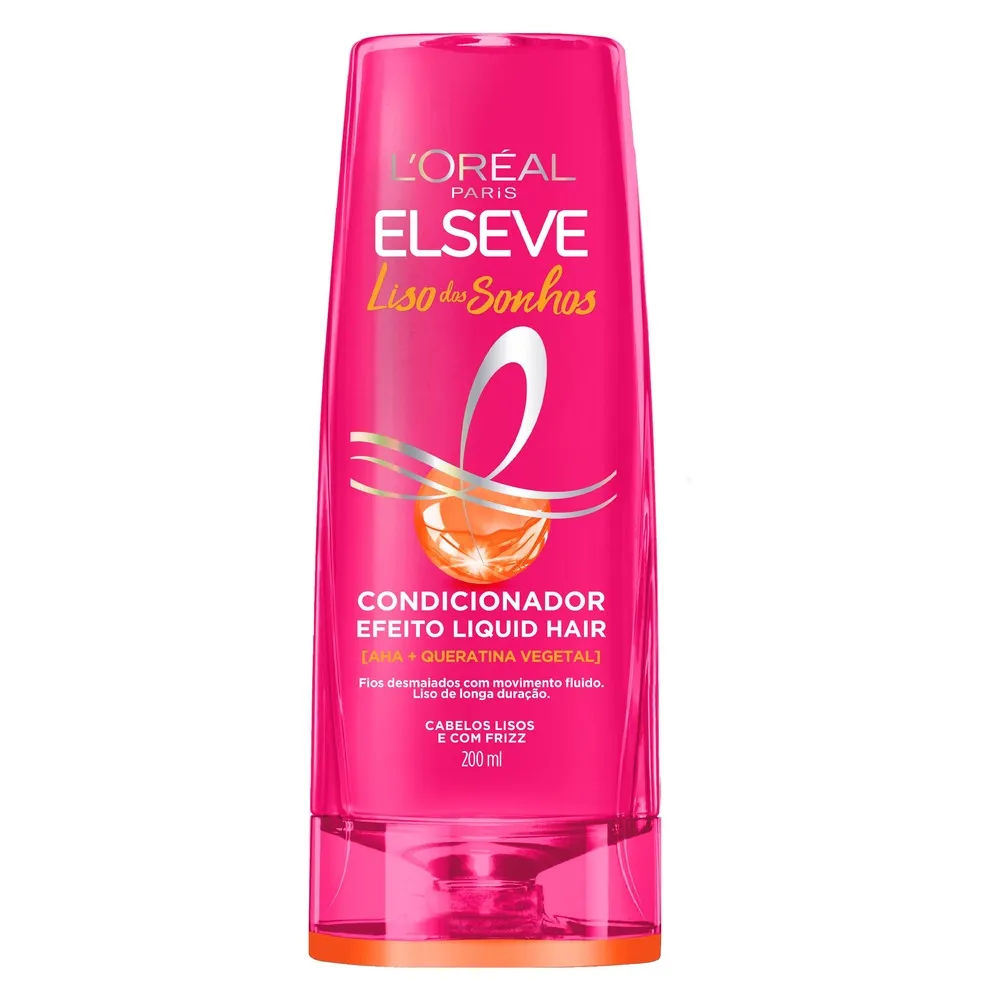 Condicionador Elseve 200ml Lisos dos Sonhos