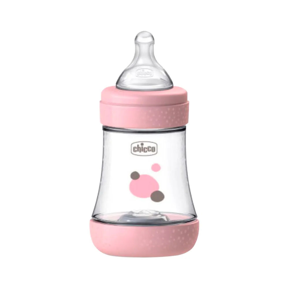 Mamadeira Chicco Perfect5 150ml Inicial Rosa