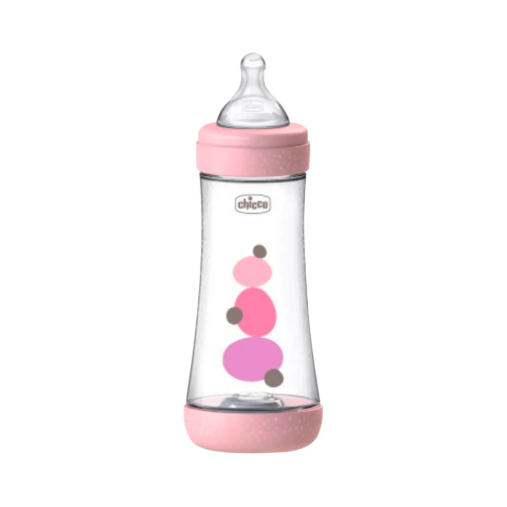 Mamadeira Chicco Perfect5 300ml Rapido Rosa