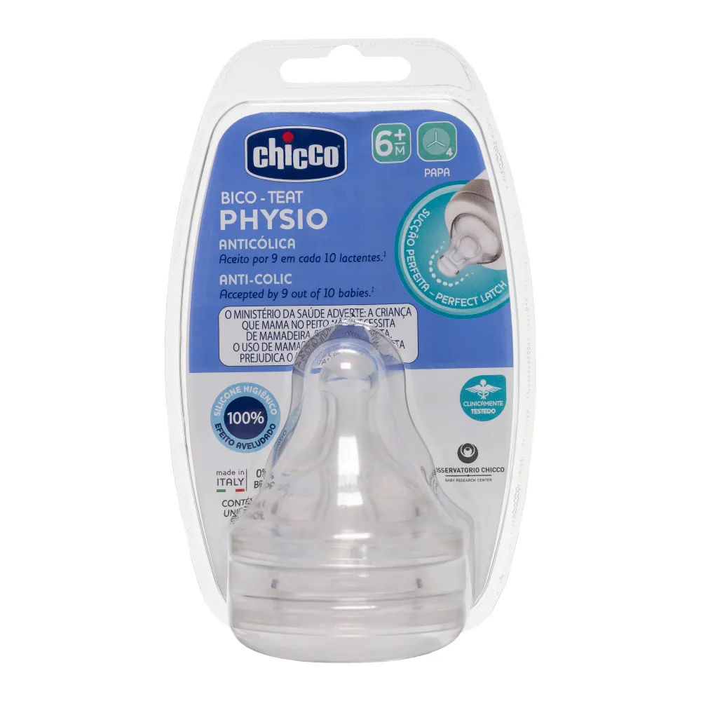 Bico Para Mamadeira Perfect5 Chicco Com 2 Papa