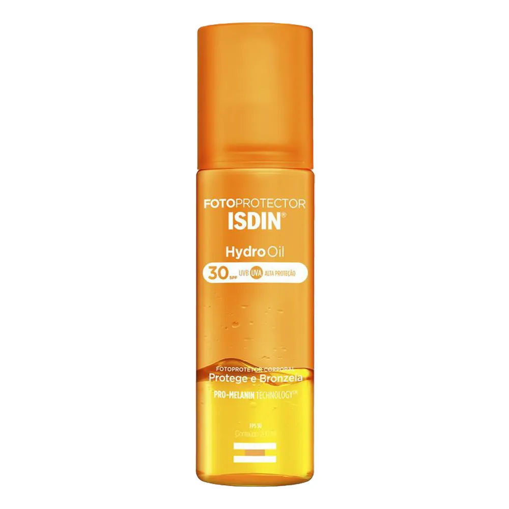 Protetor Solar Corporal e Bronzeador Isdin HydroOil FPS 30 200ml