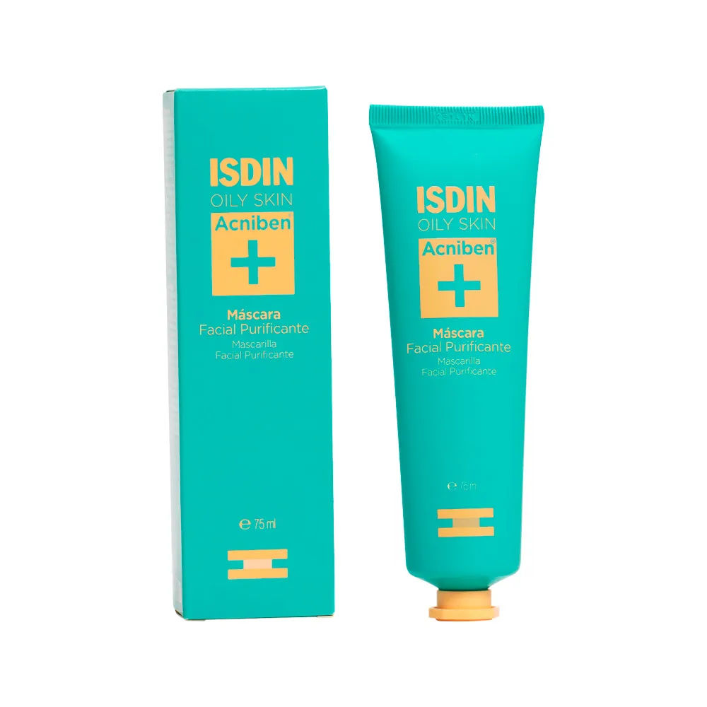 Máscara Facial Purificante Isdin Oily Skin Acniben 75ml
