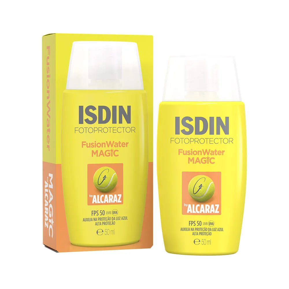 Protetor Solar Facial Isdin Fusion Water Magic by Alcaraz FPS 50 50ml