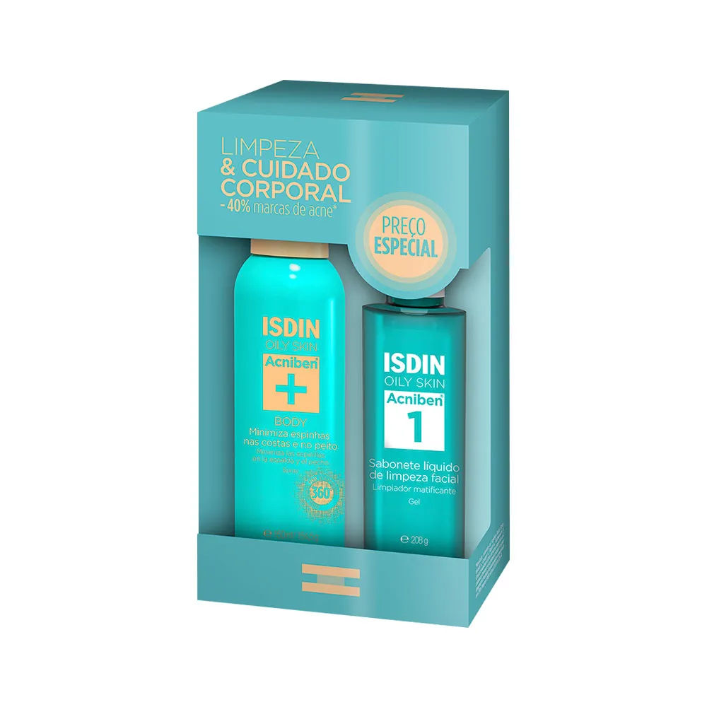 Pack Acniben Body Spray + Gel De Limpeza 208g