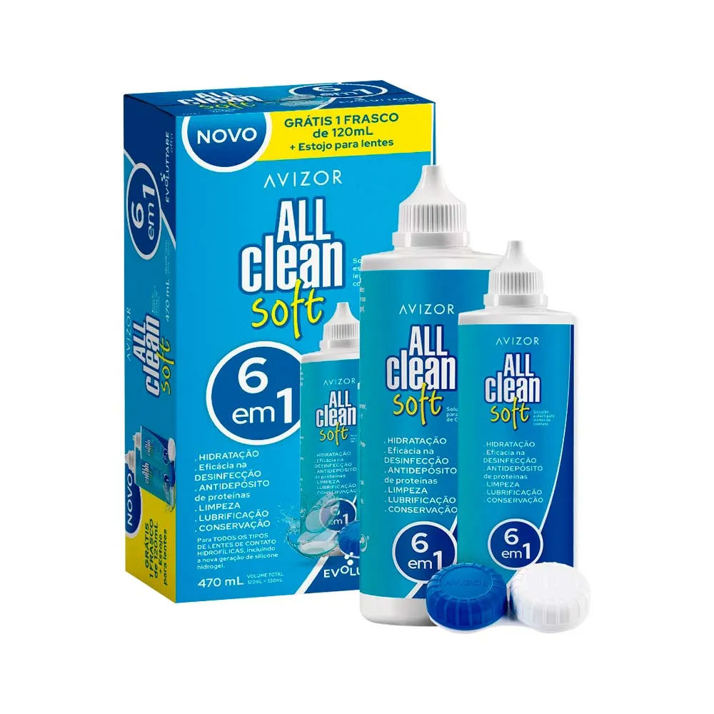 All Clean Soft 350ml + 120ml Avizor