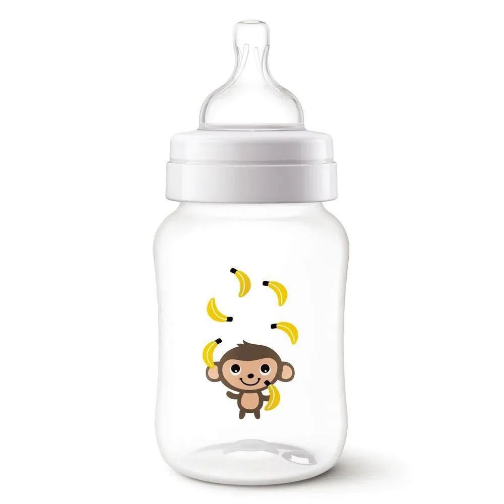 Mamadeira Avent Anti-colic 260ml Macaco