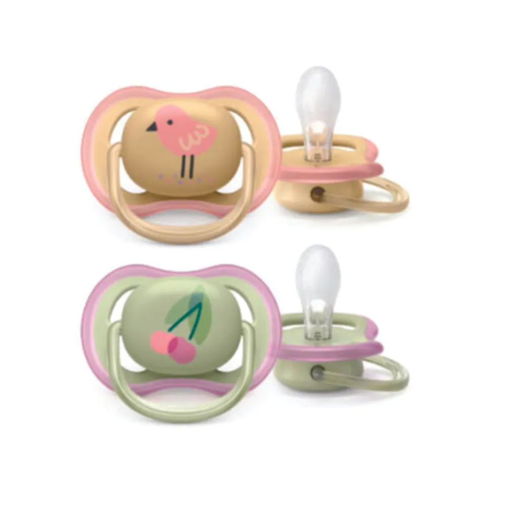 Chupeta Avent Com 2 Fruta/passaro 0-6 Meses