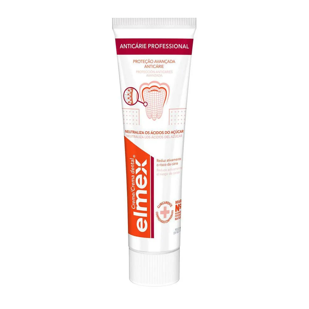 Creme Dental Elmex 110g Anticáries Professional
