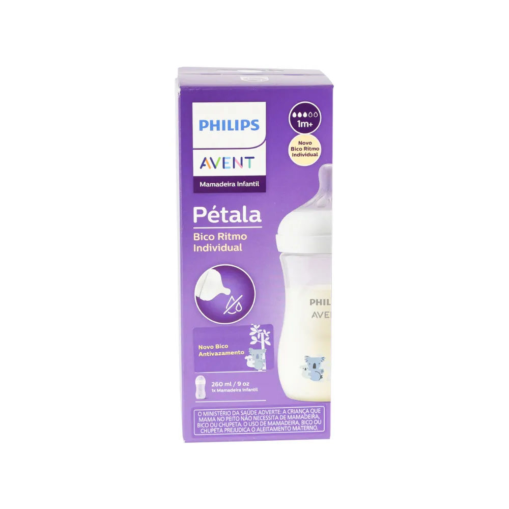 Mamadeira Avent Petala 260ml Coala 1m+