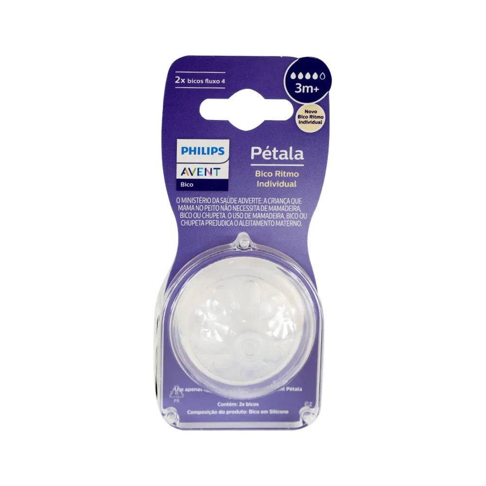 Bico Avent SCY964/02 3M+ 2 Unidades Pétala