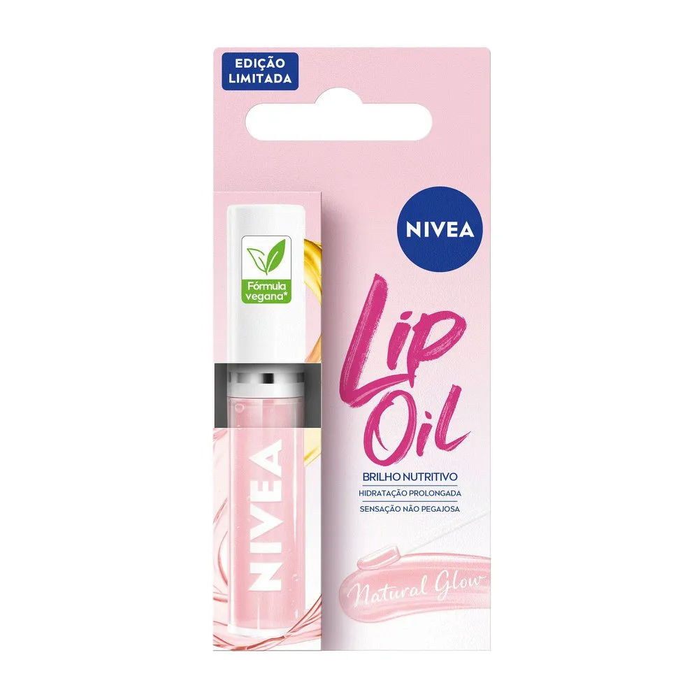 Lip Oil Nivea Brilho Nutritivo Natural Glow 5,5ml
