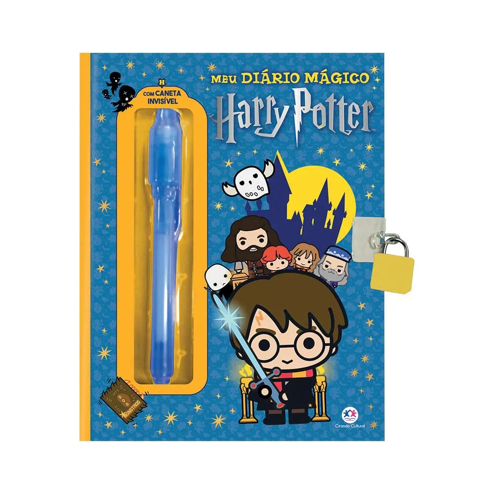Diario Magico Harry Potter Com Caneta Invisivel