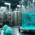 featrued image about Beryllium extraction process illustration showing ore refining and high-purity metal production flow