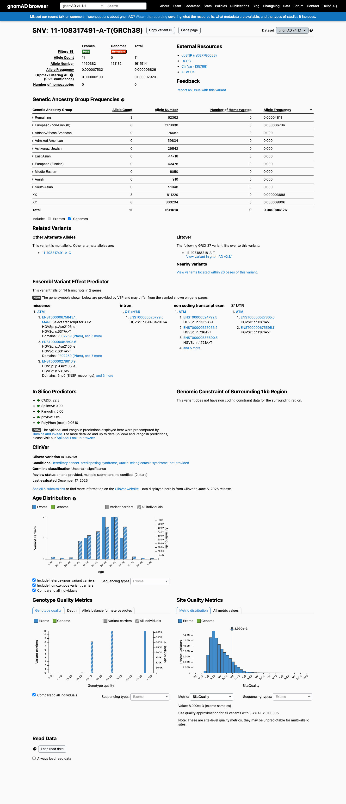 gnomAD v4.1 screenshot