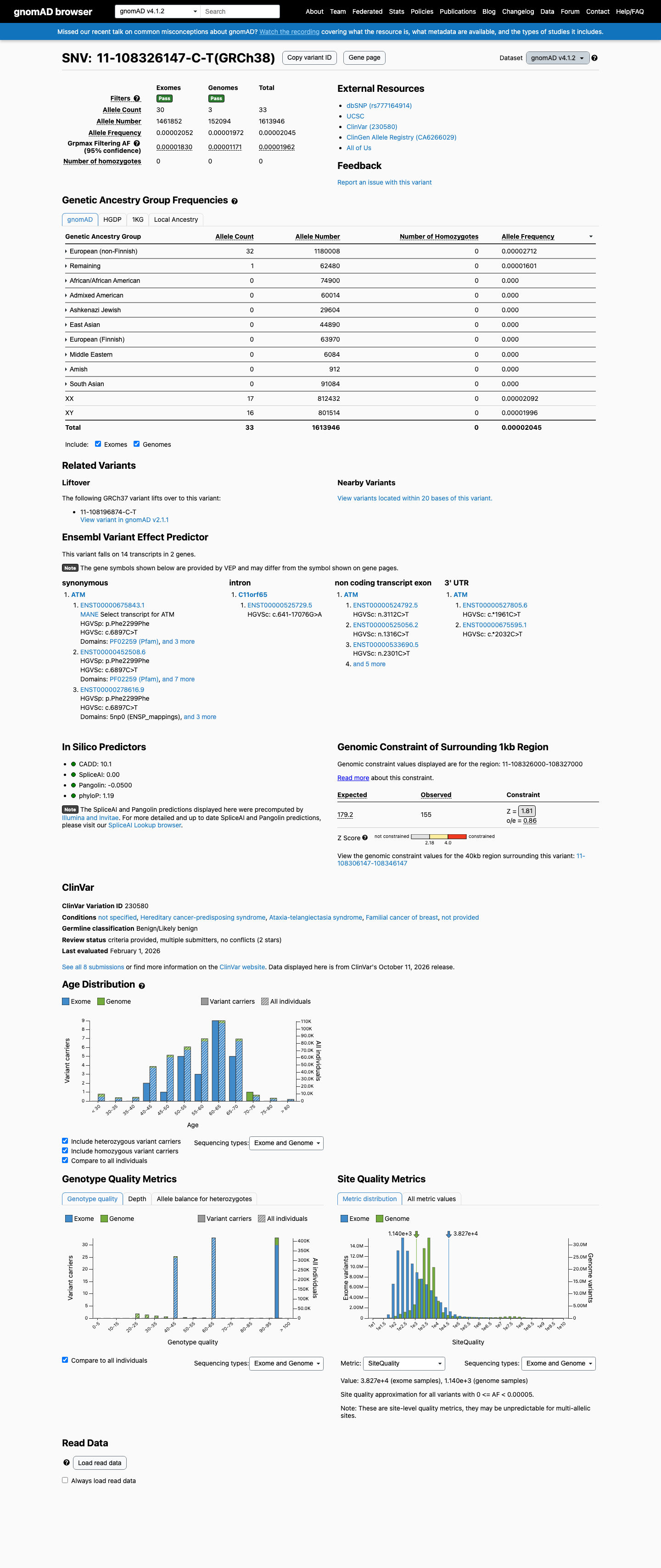 gnomAD v4.1 screenshot