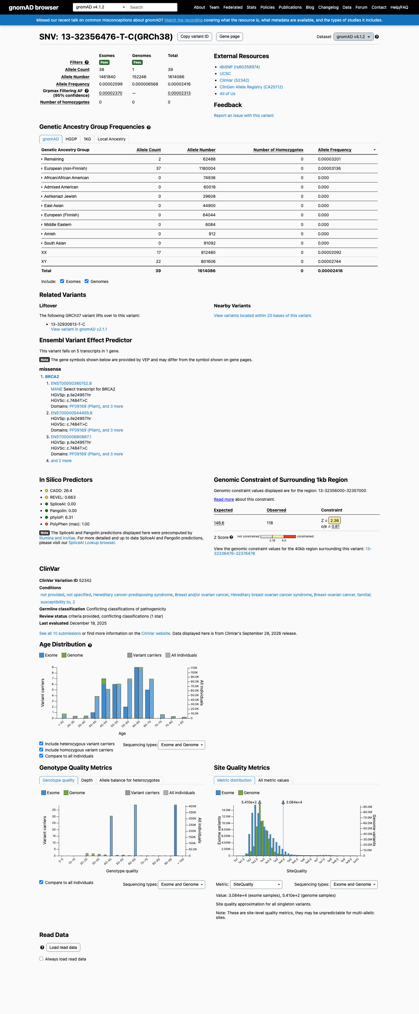 gnomAD v4.1 screenshot