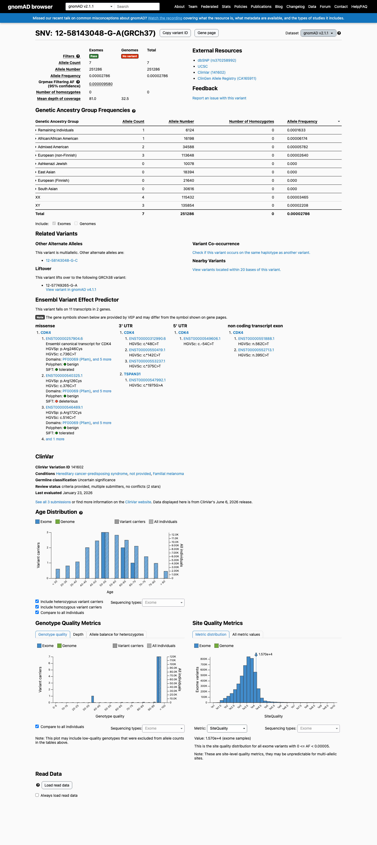 gnomAD v2.1 screenshot