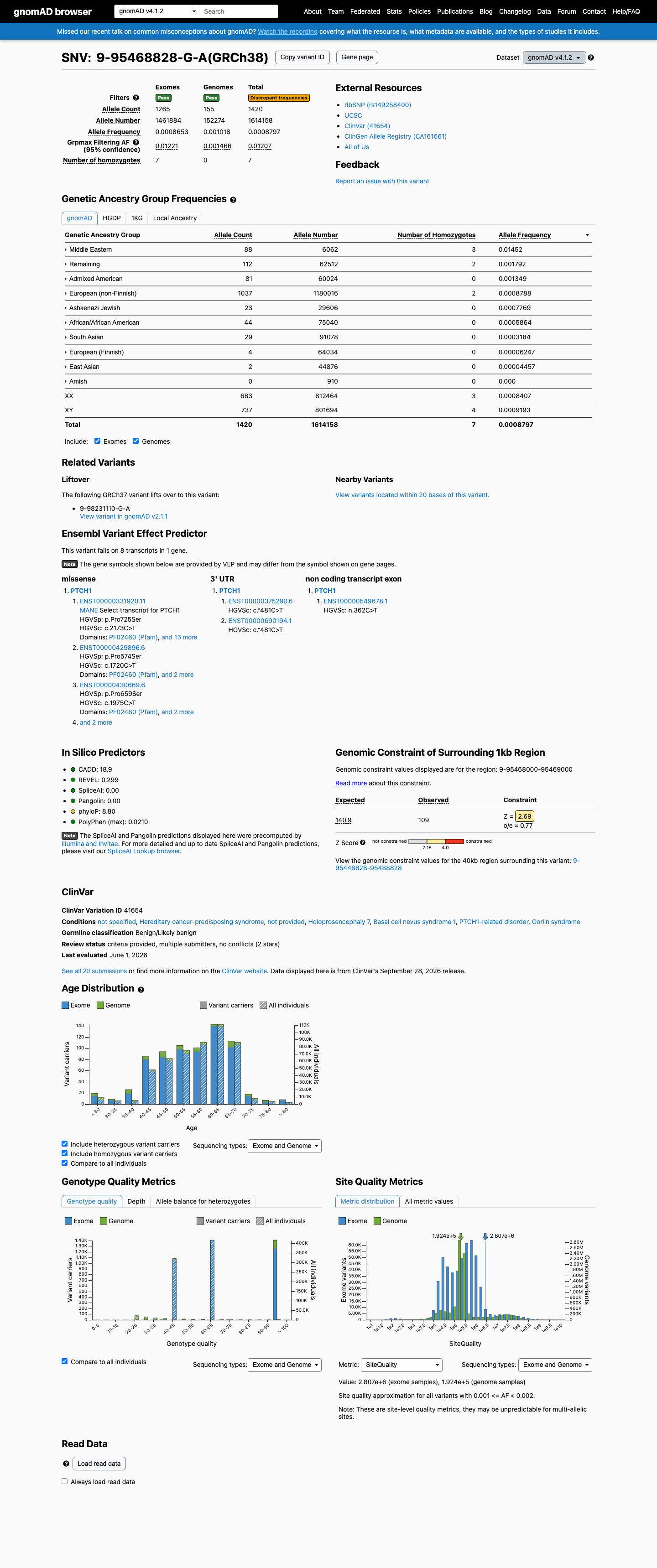 gnomAD v4.1 screenshot