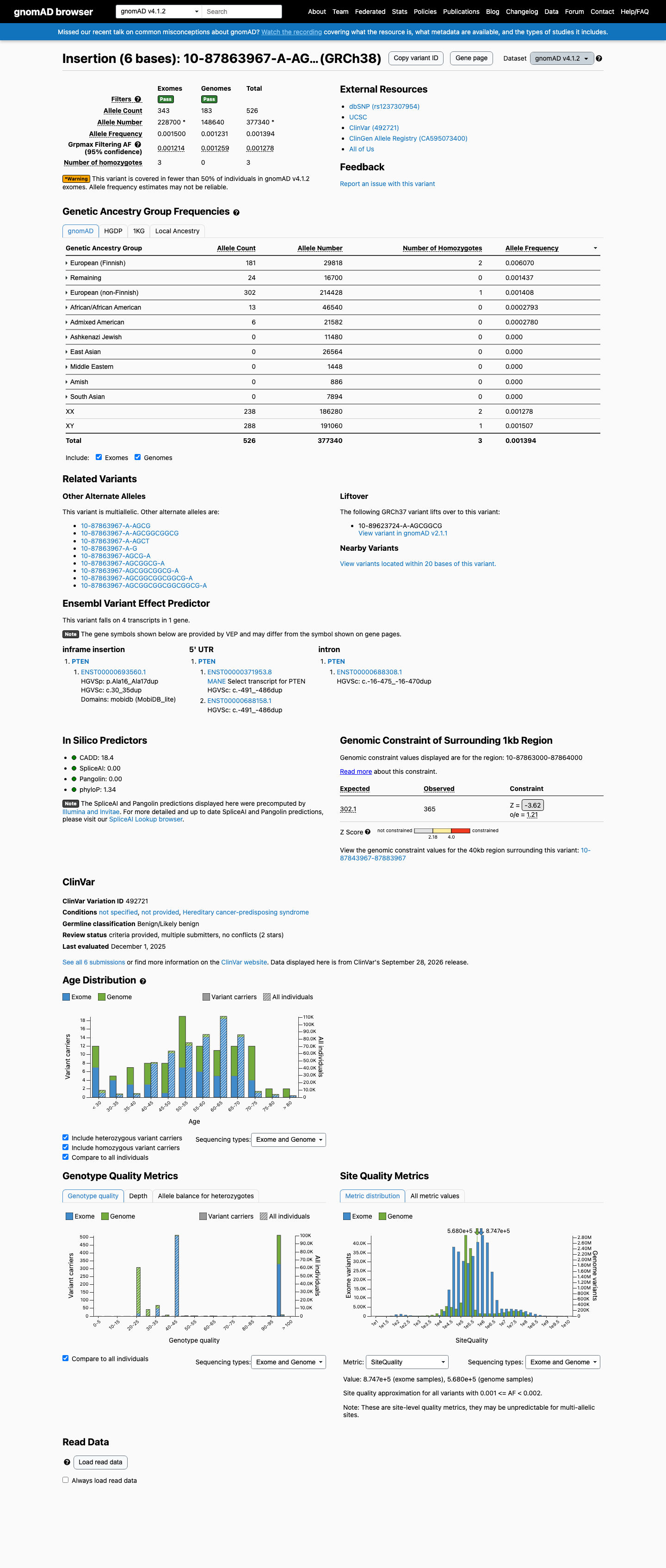 gnomAD v4.1 screenshot