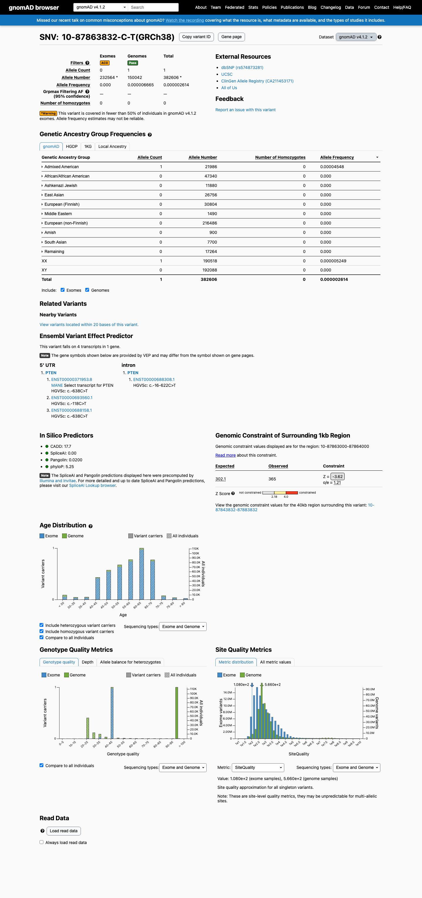 gnomAD v4.1 screenshot