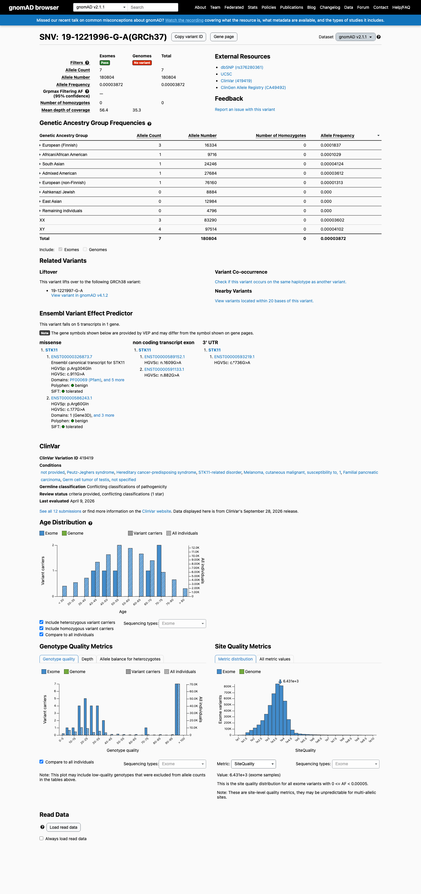 gnomAD v2.1 screenshot
