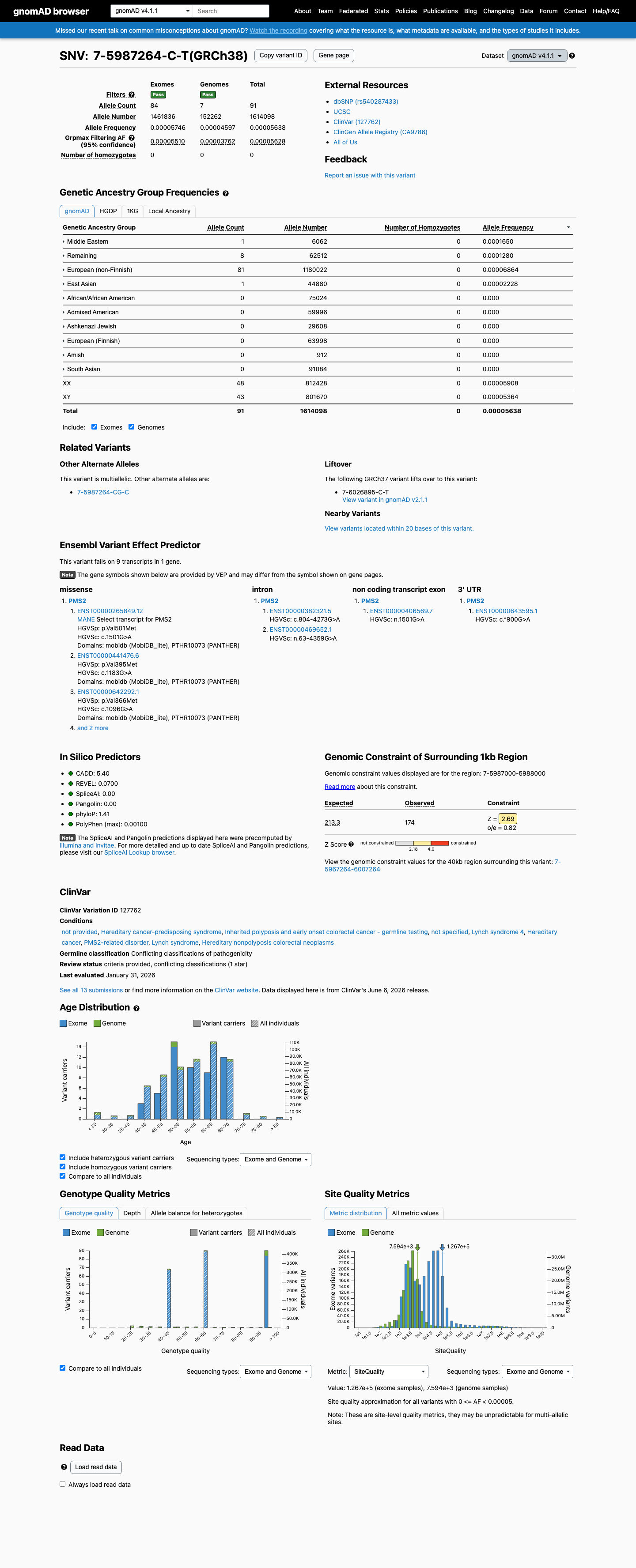 gnomAD v4.1 screenshot