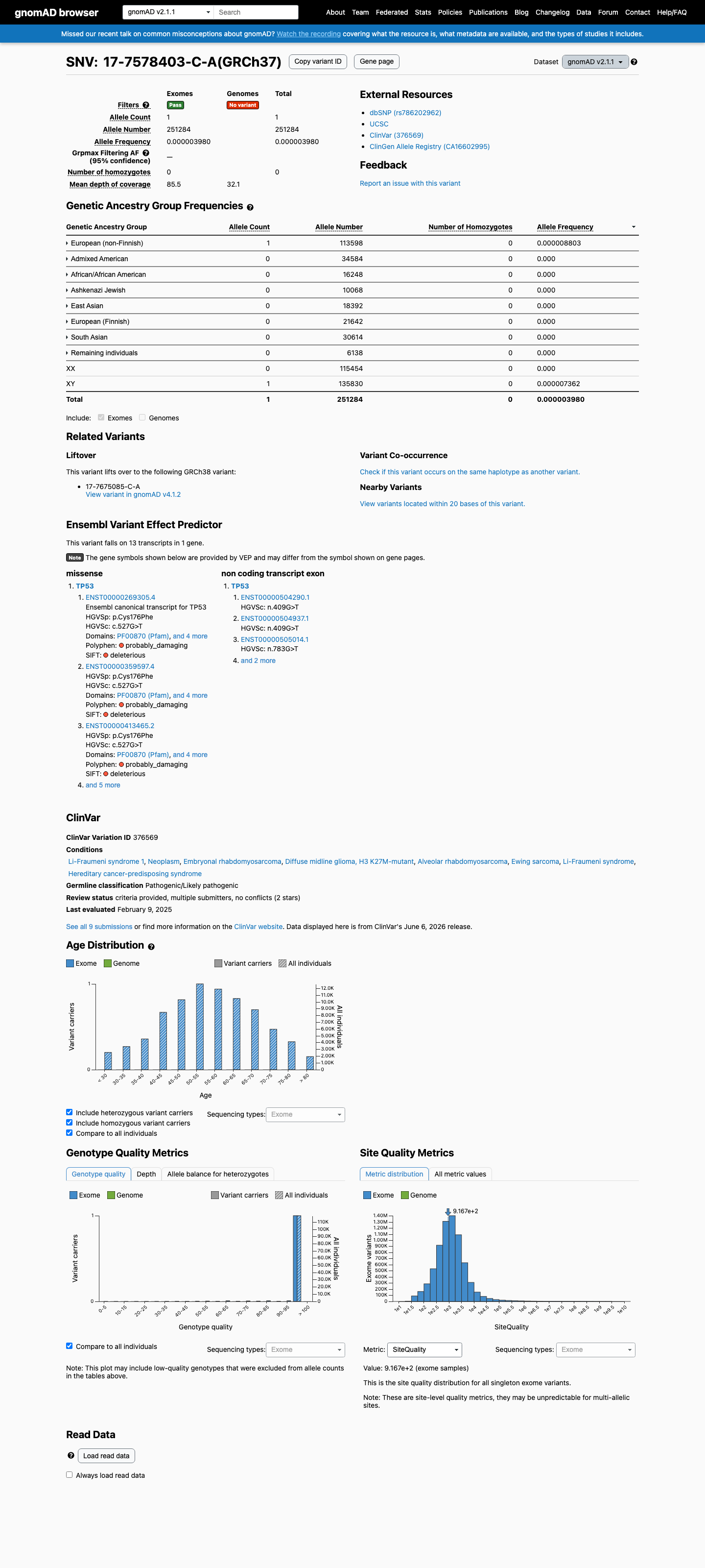gnomAD v2.1 screenshot