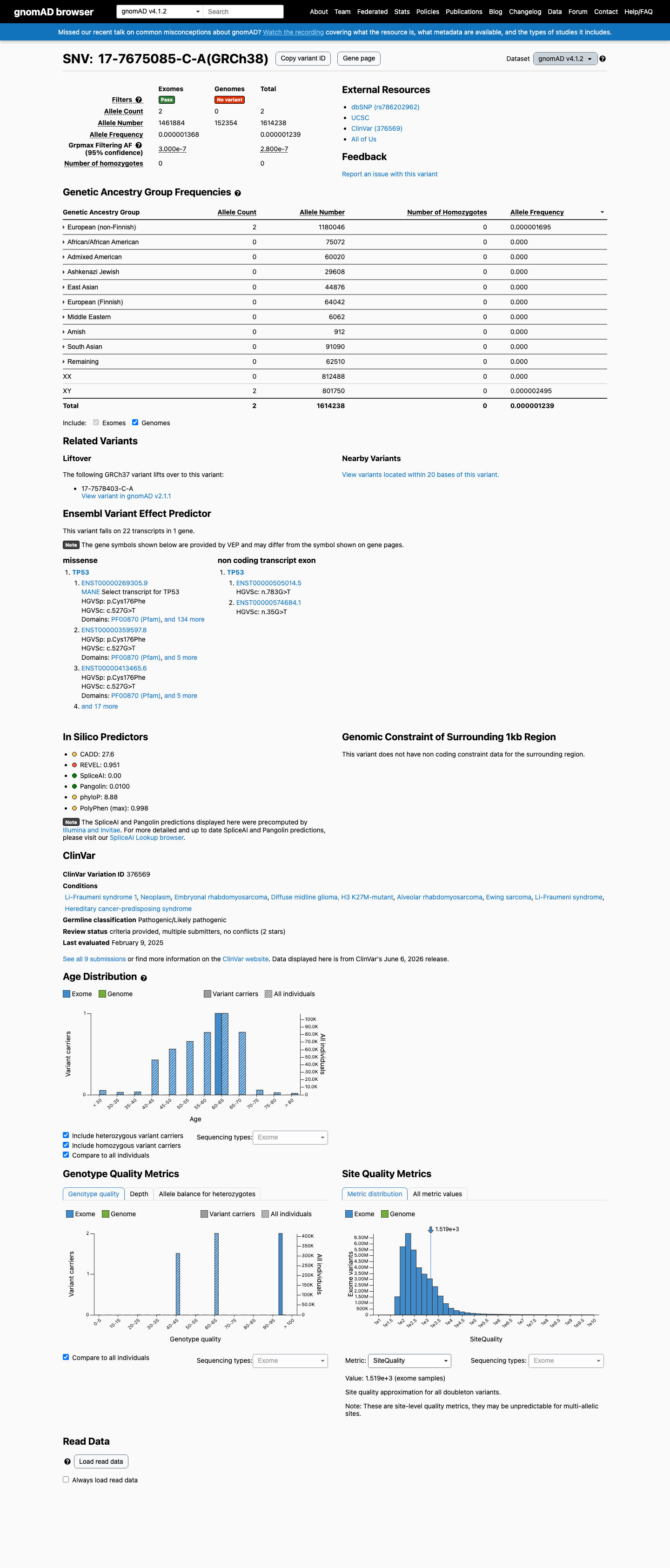 gnomAD v4.1 screenshot