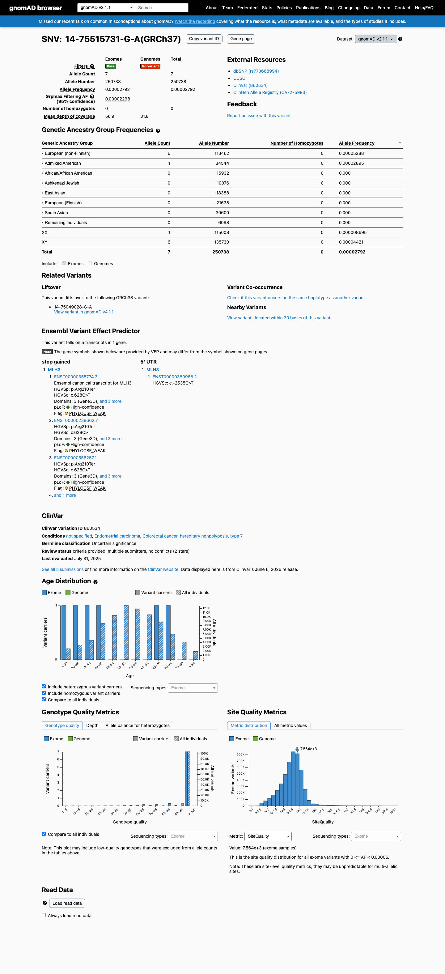 gnomAD v2.1 screenshot