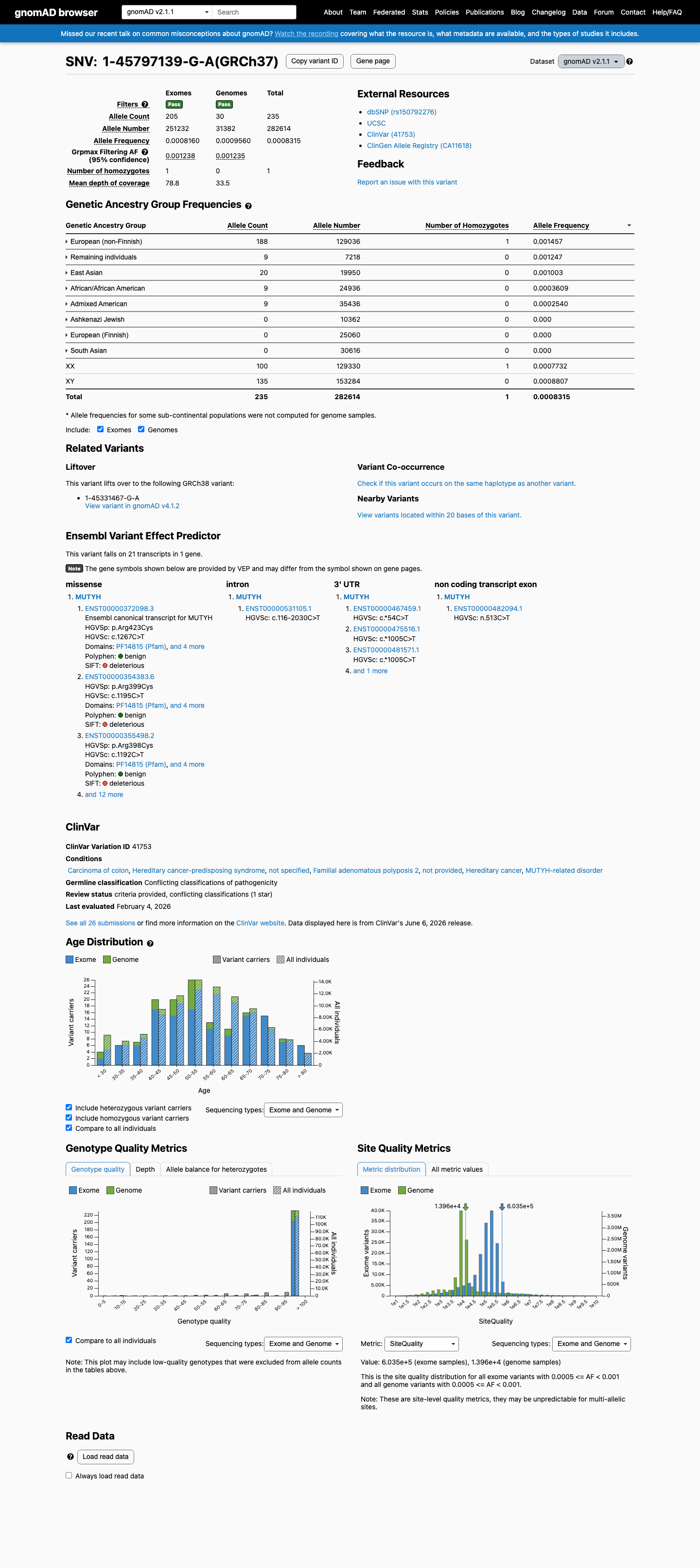 gnomAD v2.1 screenshot