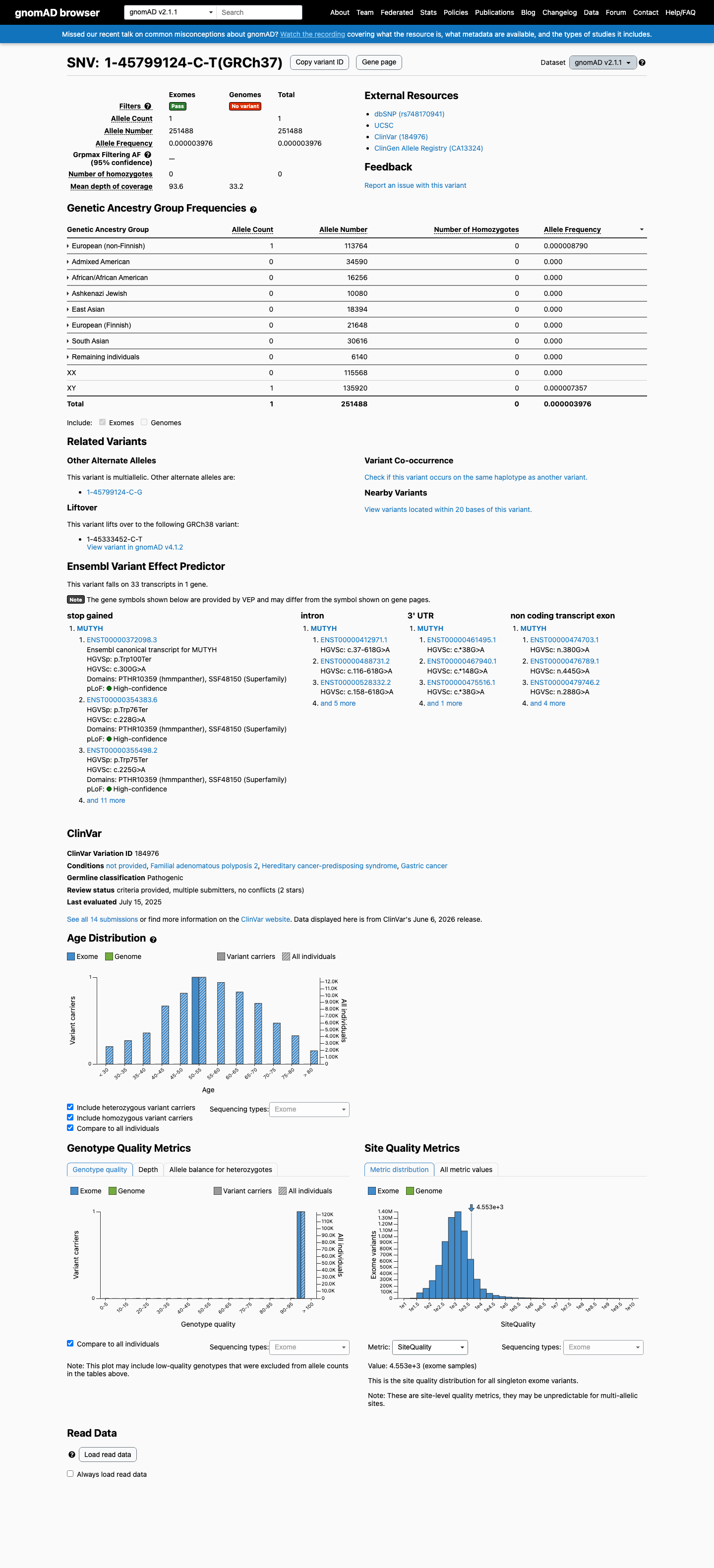 gnomAD v2.1 screenshot