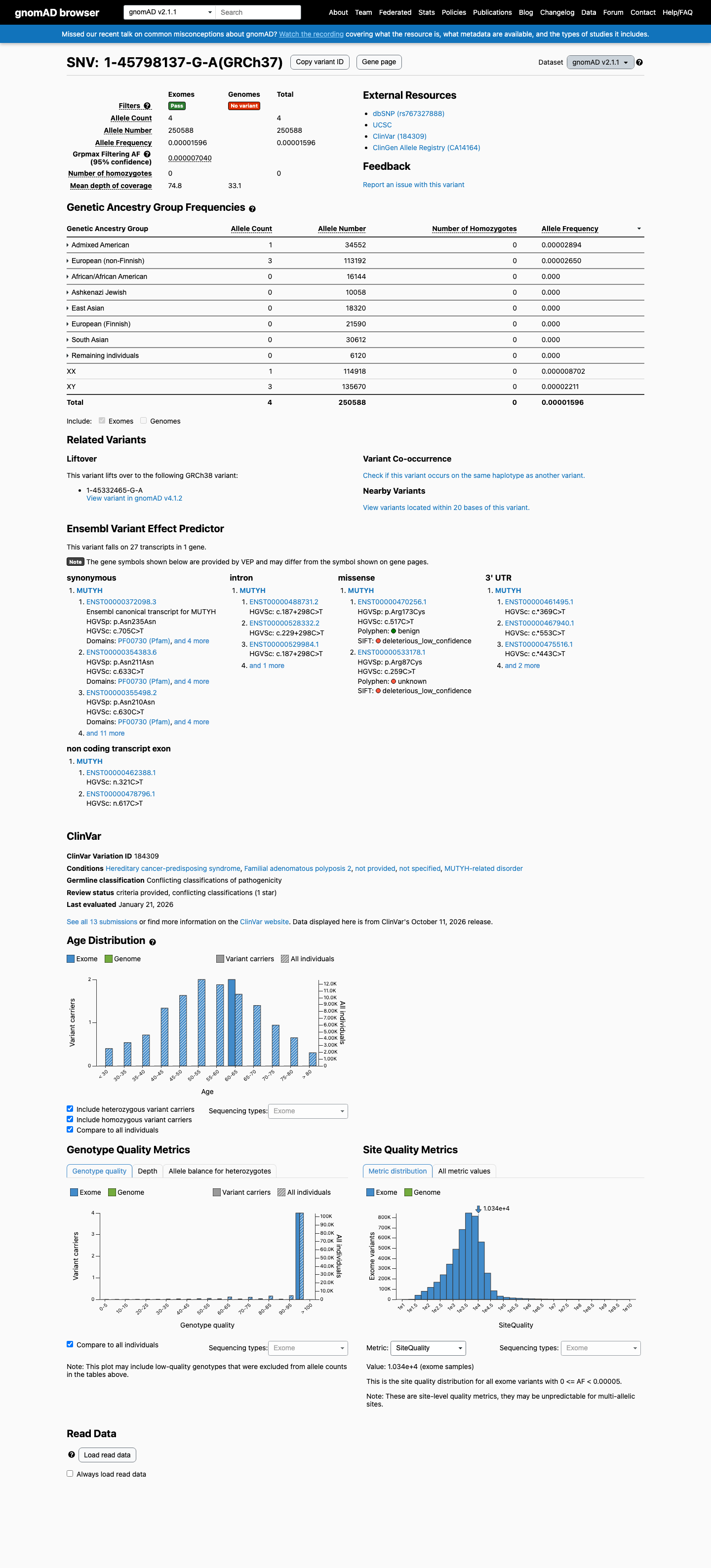 gnomAD v2.1 screenshot