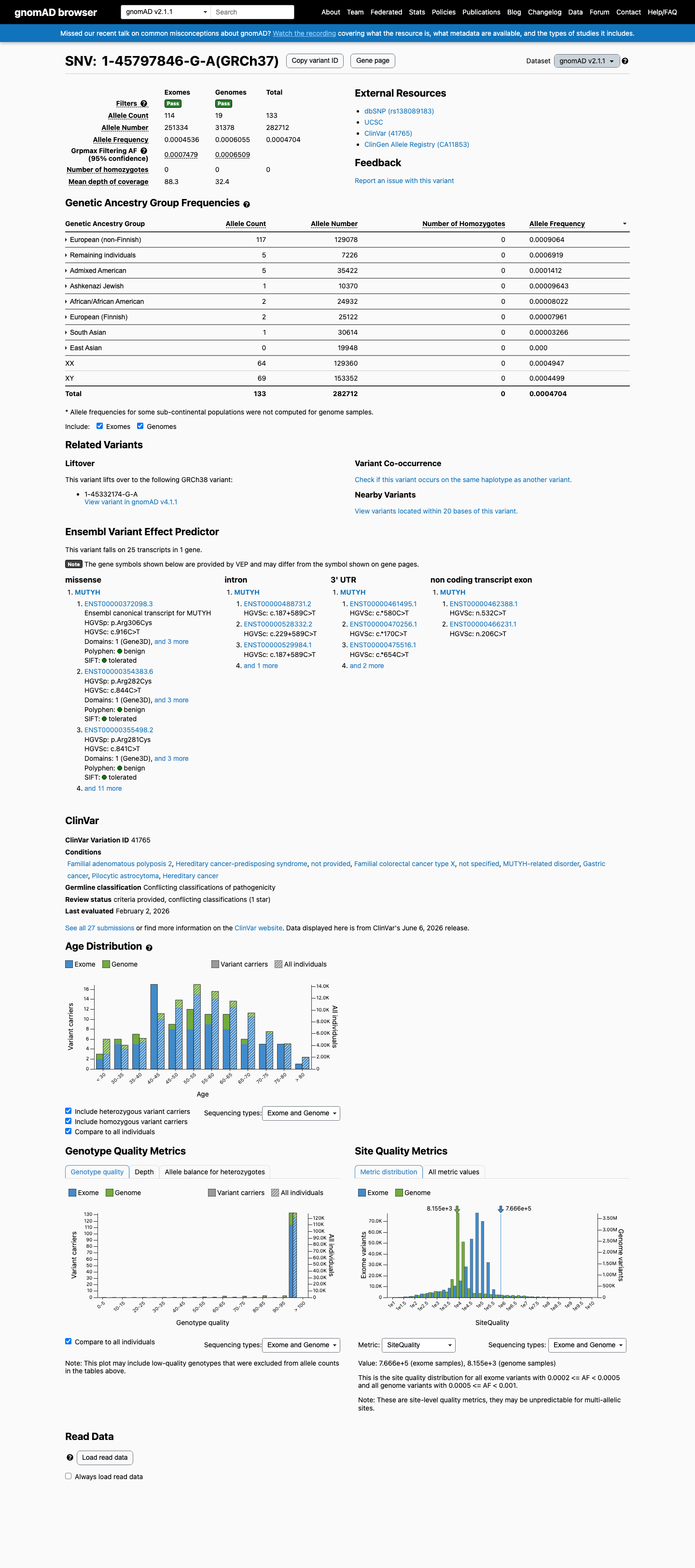 gnomAD v2.1 screenshot