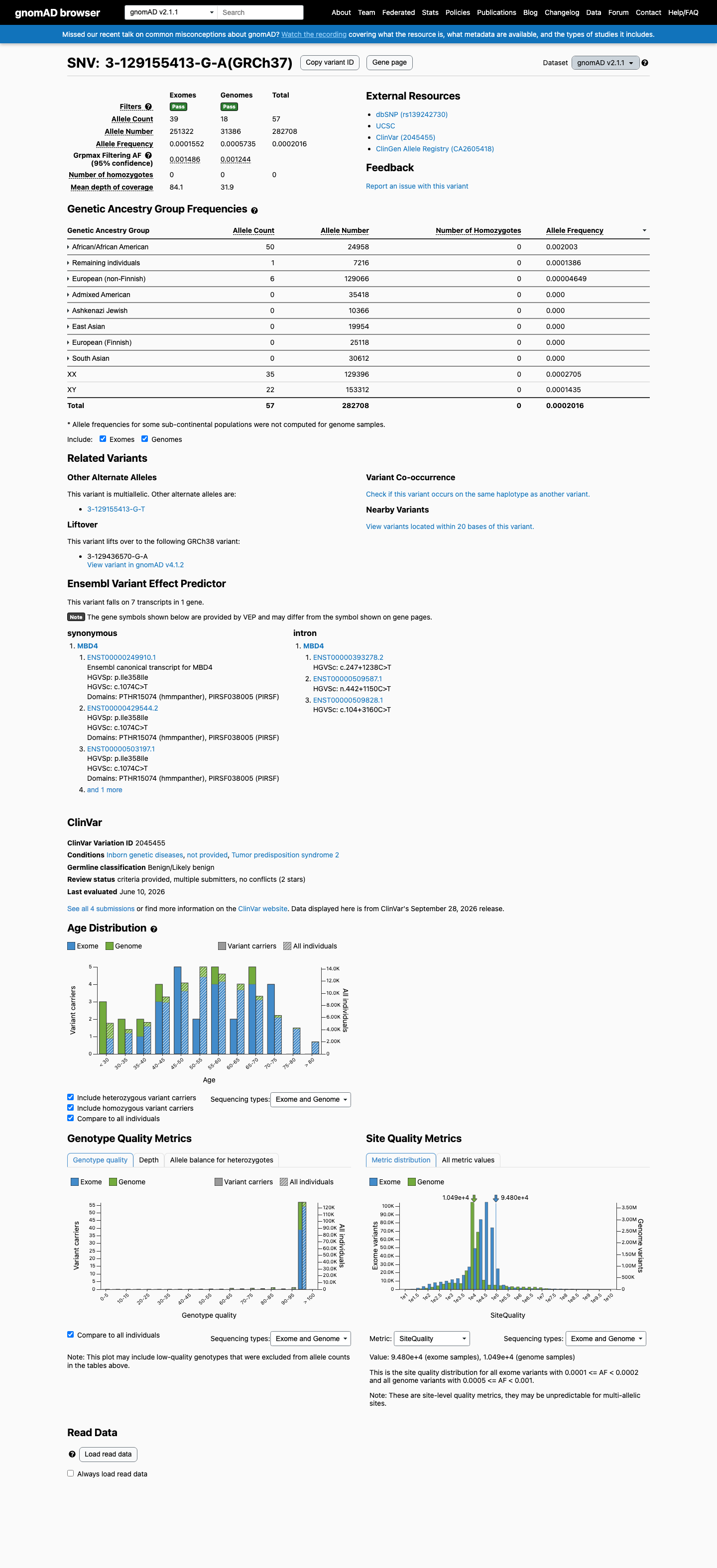 gnomAD v2.1 screenshot