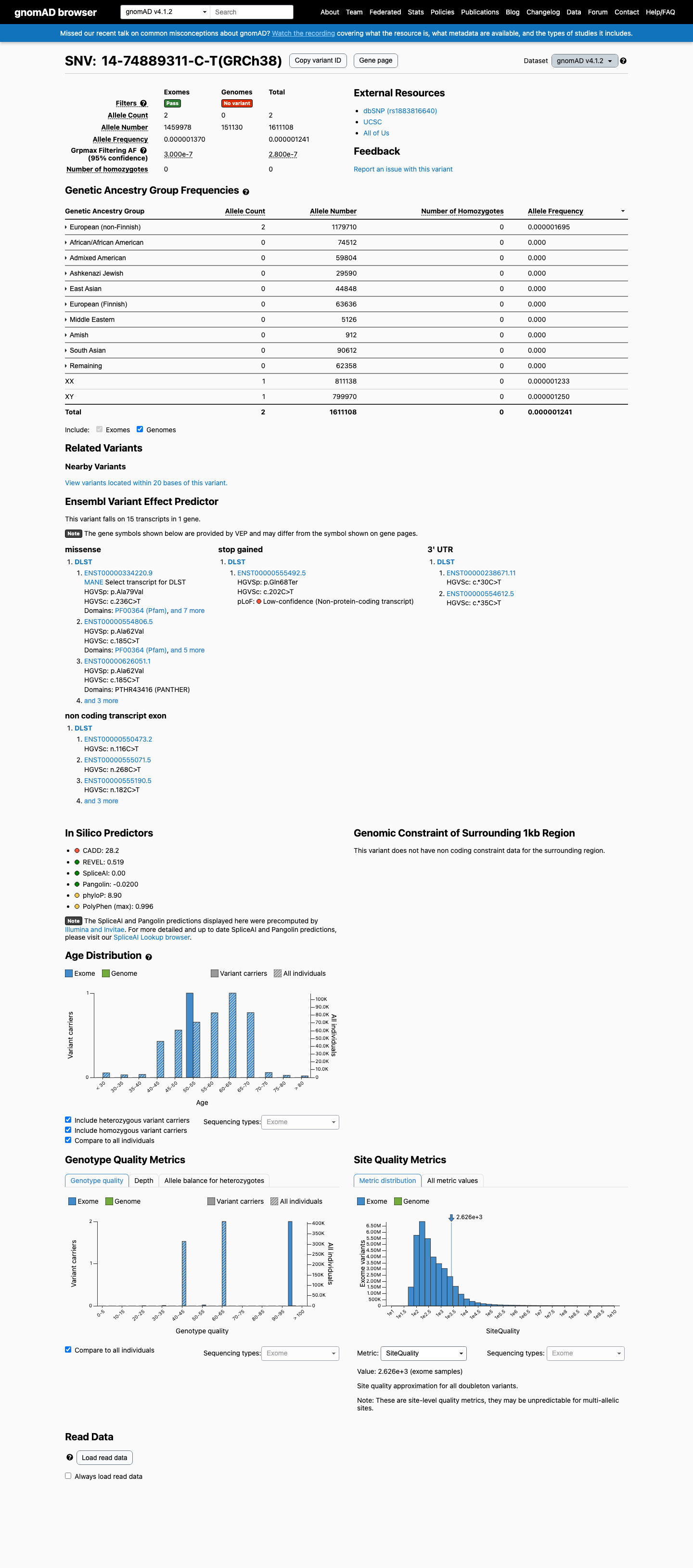 gnomAD v4.1 screenshot