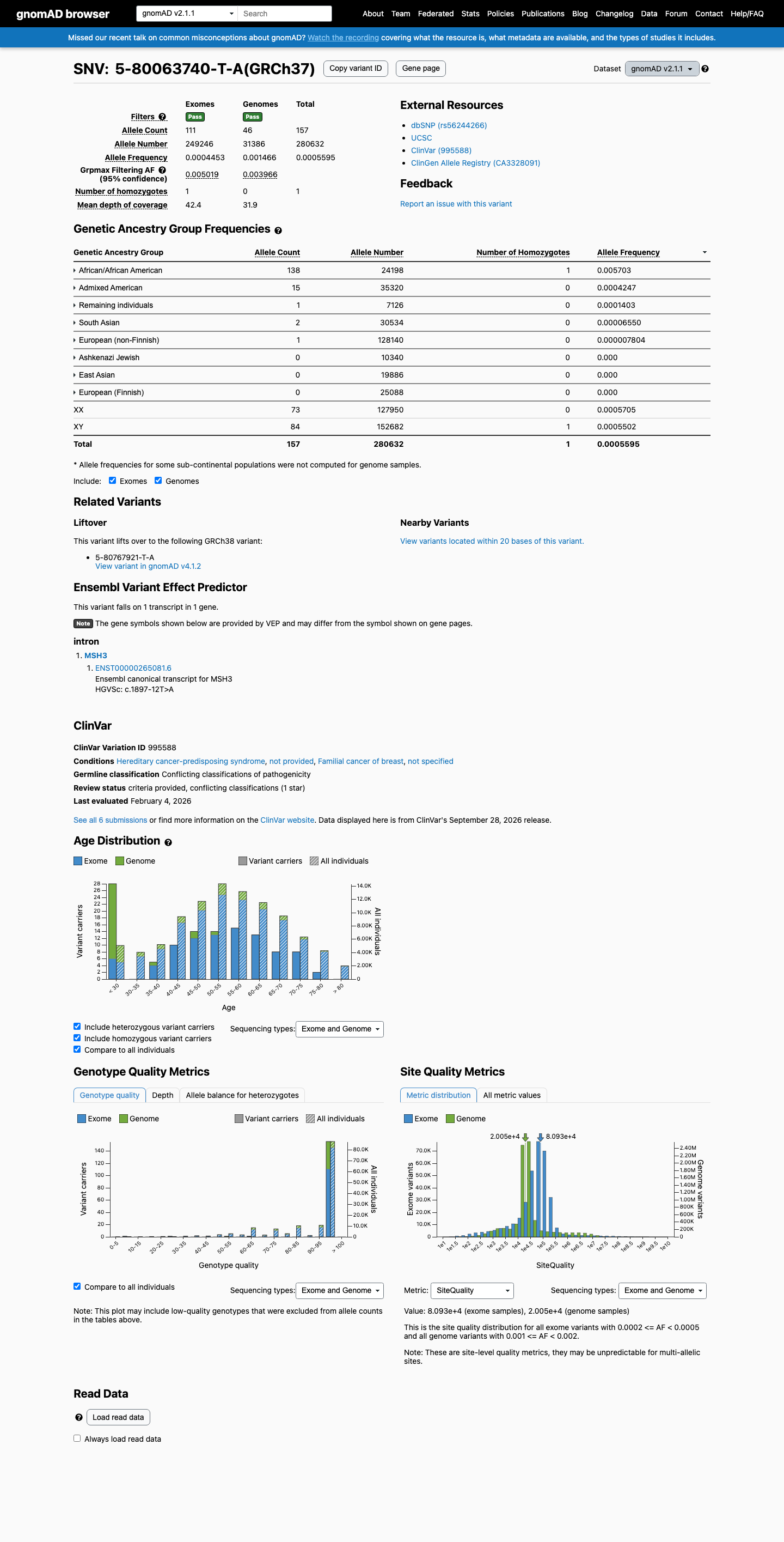 gnomAD v2.1 screenshot