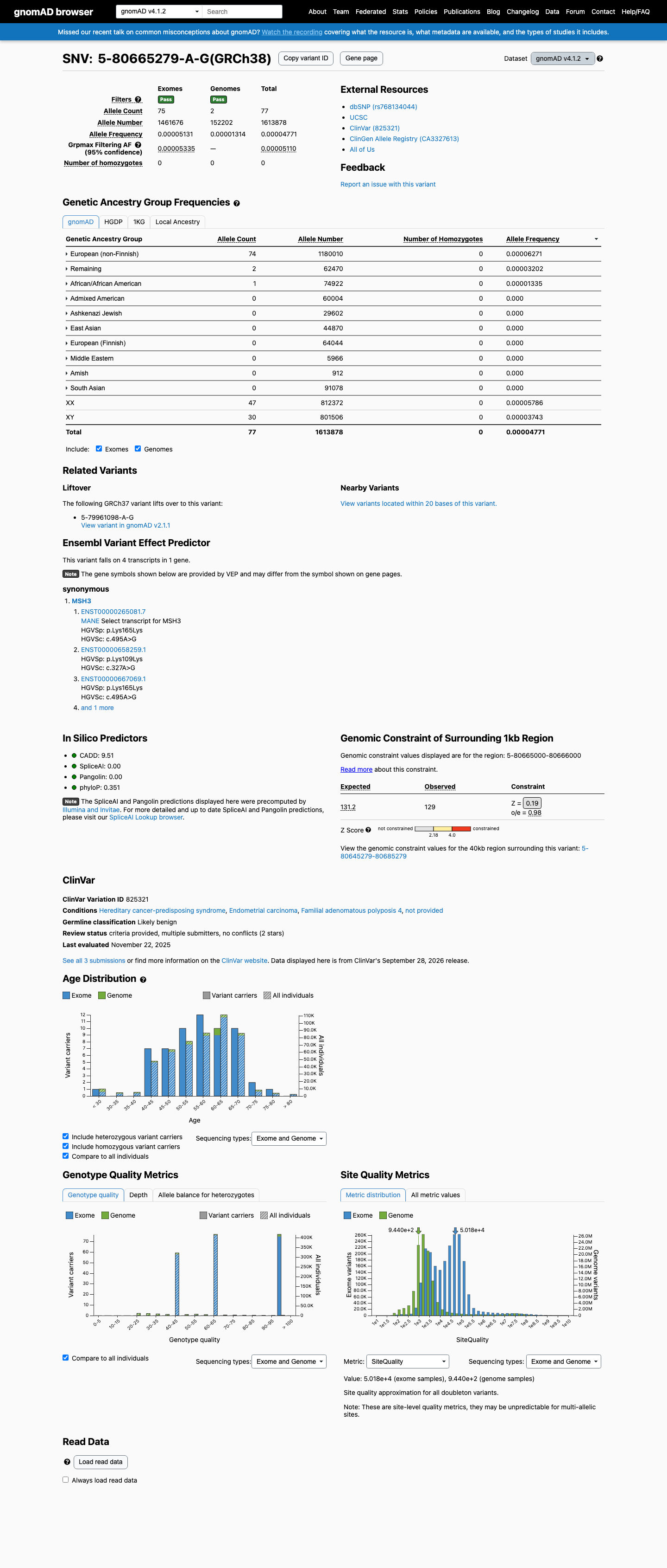 gnomAD v4.1 screenshot