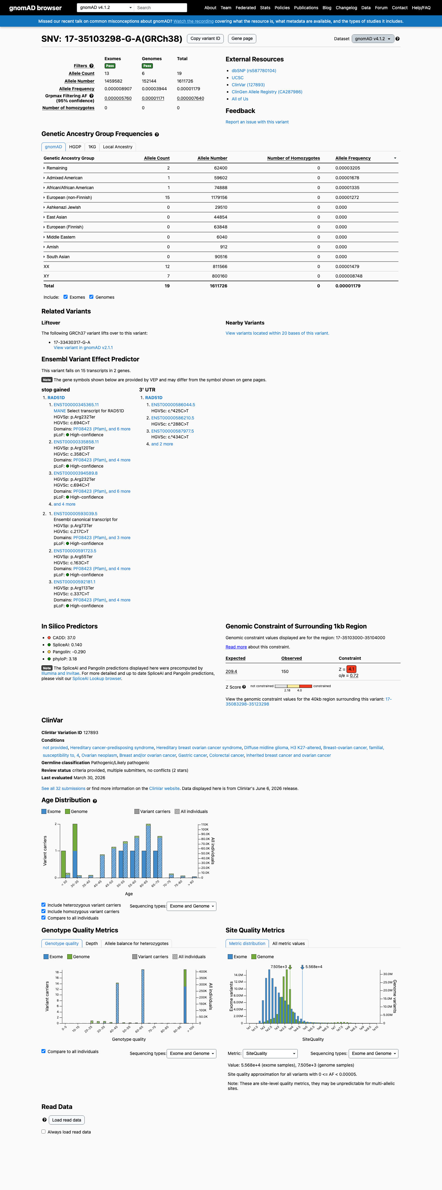 gnomAD v4.1 screenshot