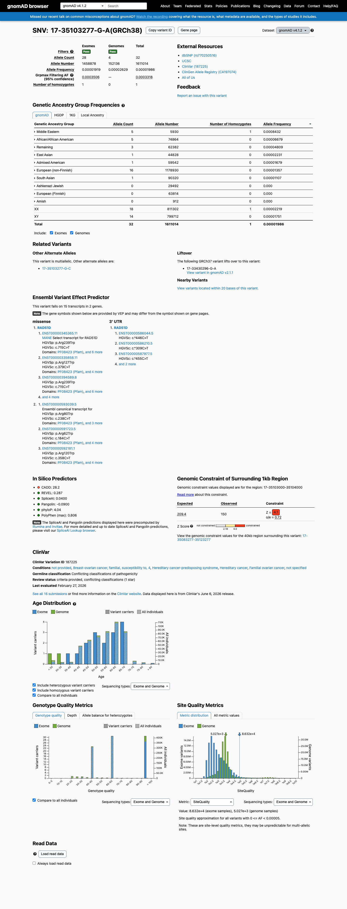 gnomAD v4.1 screenshot