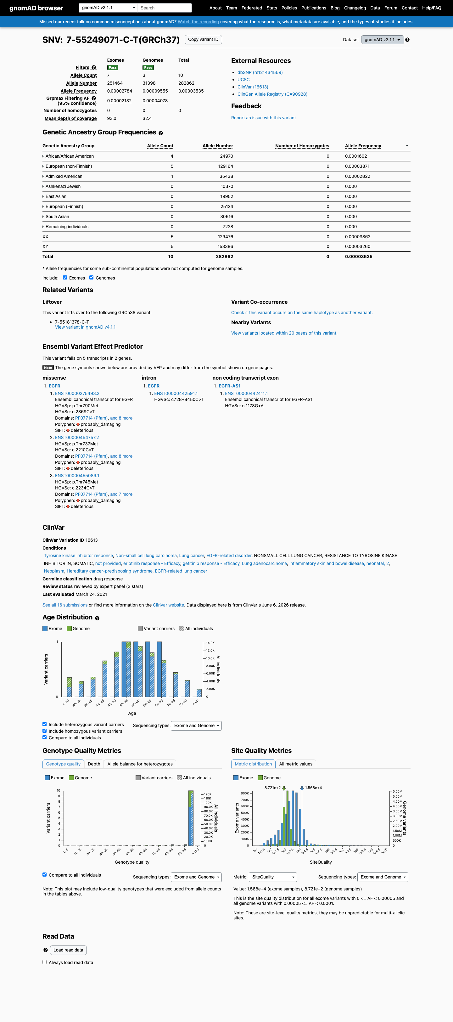 gnomAD v2.1 screenshot