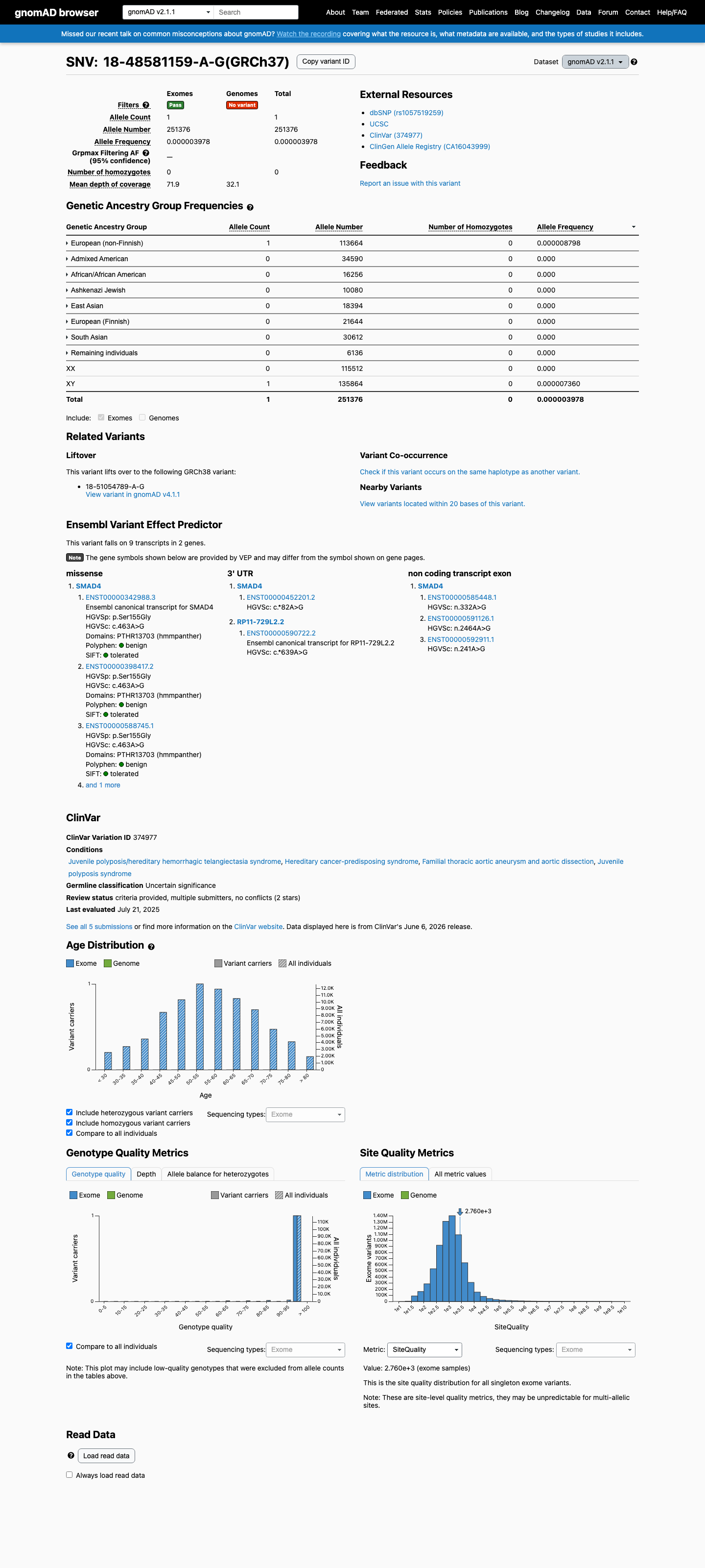 gnomAD v2.1 screenshot