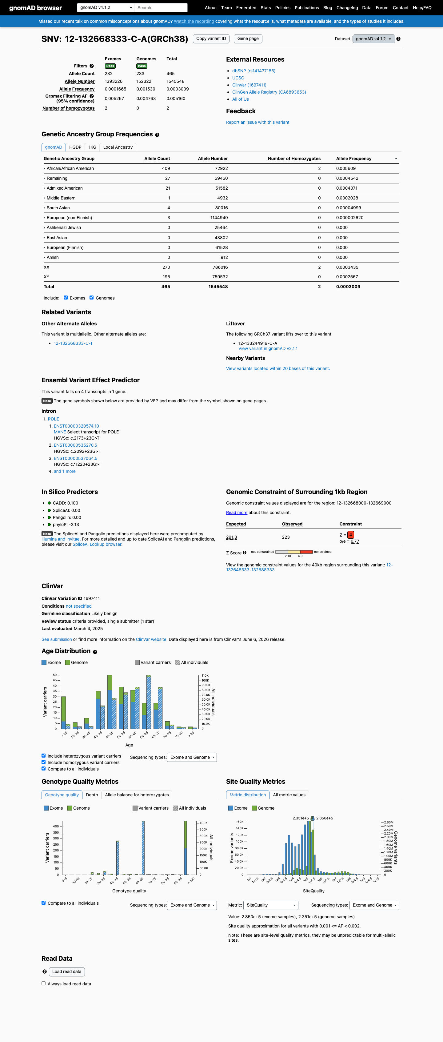 gnomAD v4.1 screenshot