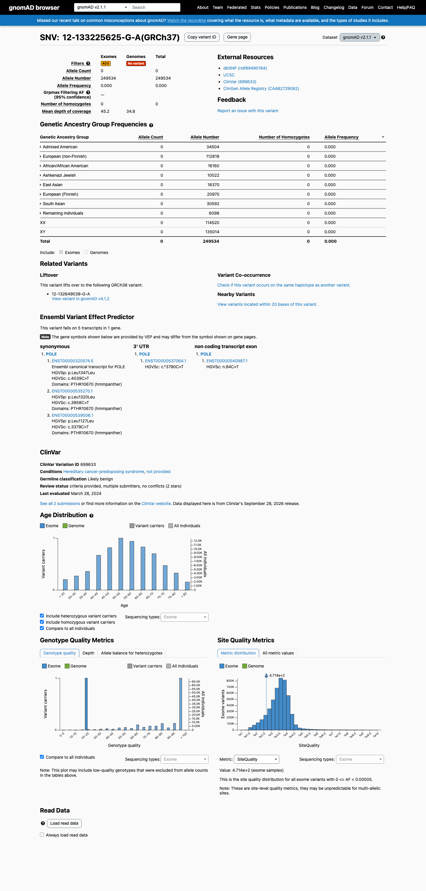 gnomAD v2.1 screenshot