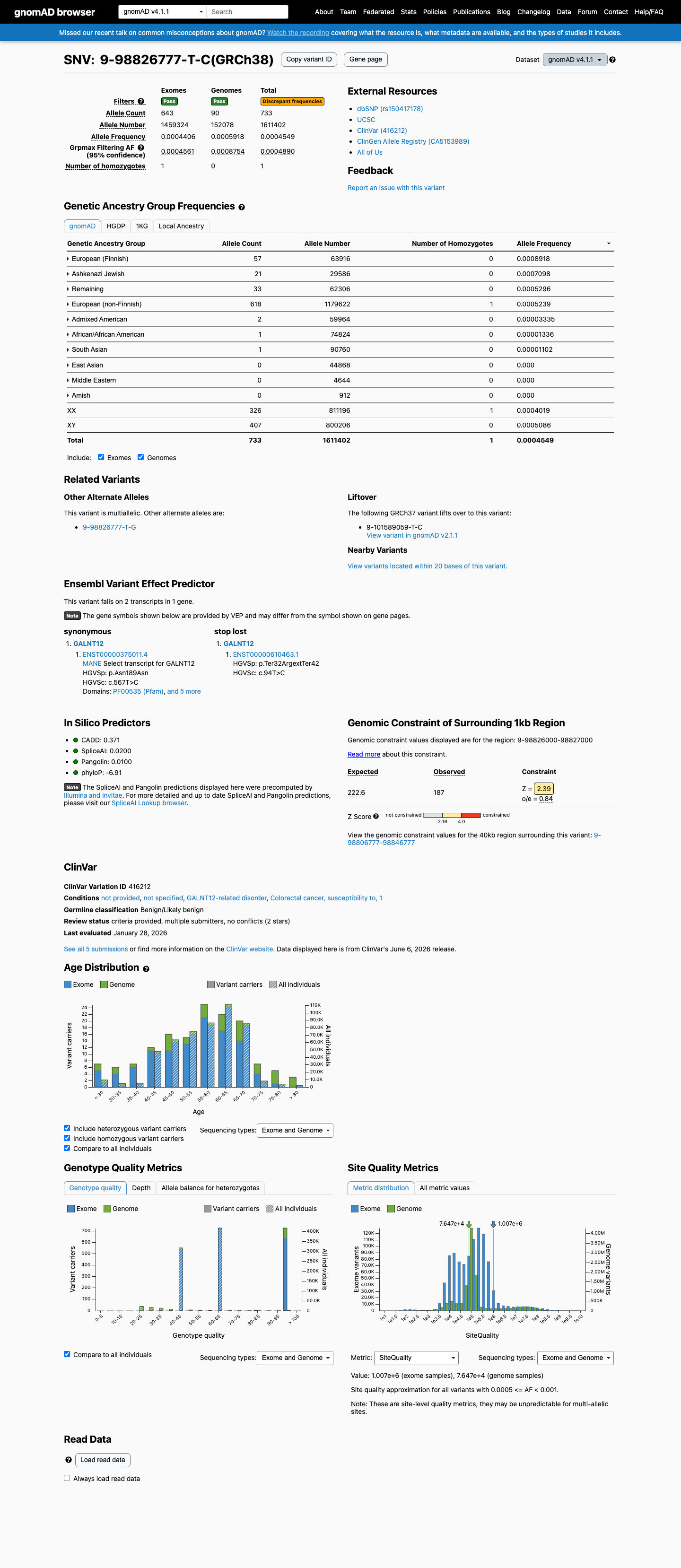 gnomAD v4.1 screenshot