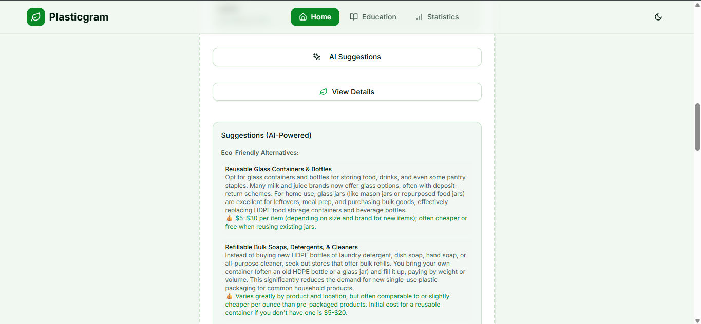 PlasticGram - AI Plastic Scanner & Eco Education screenshot 10