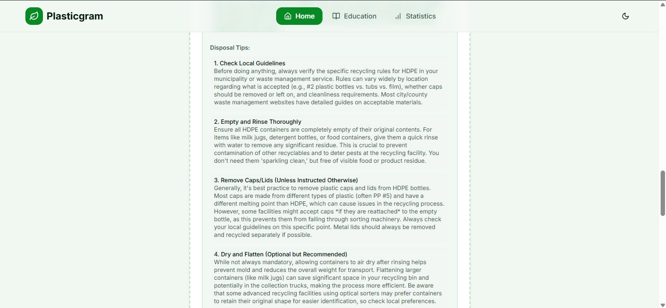 PlasticGram - AI Plastic Scanner & Eco Education screenshot 9
