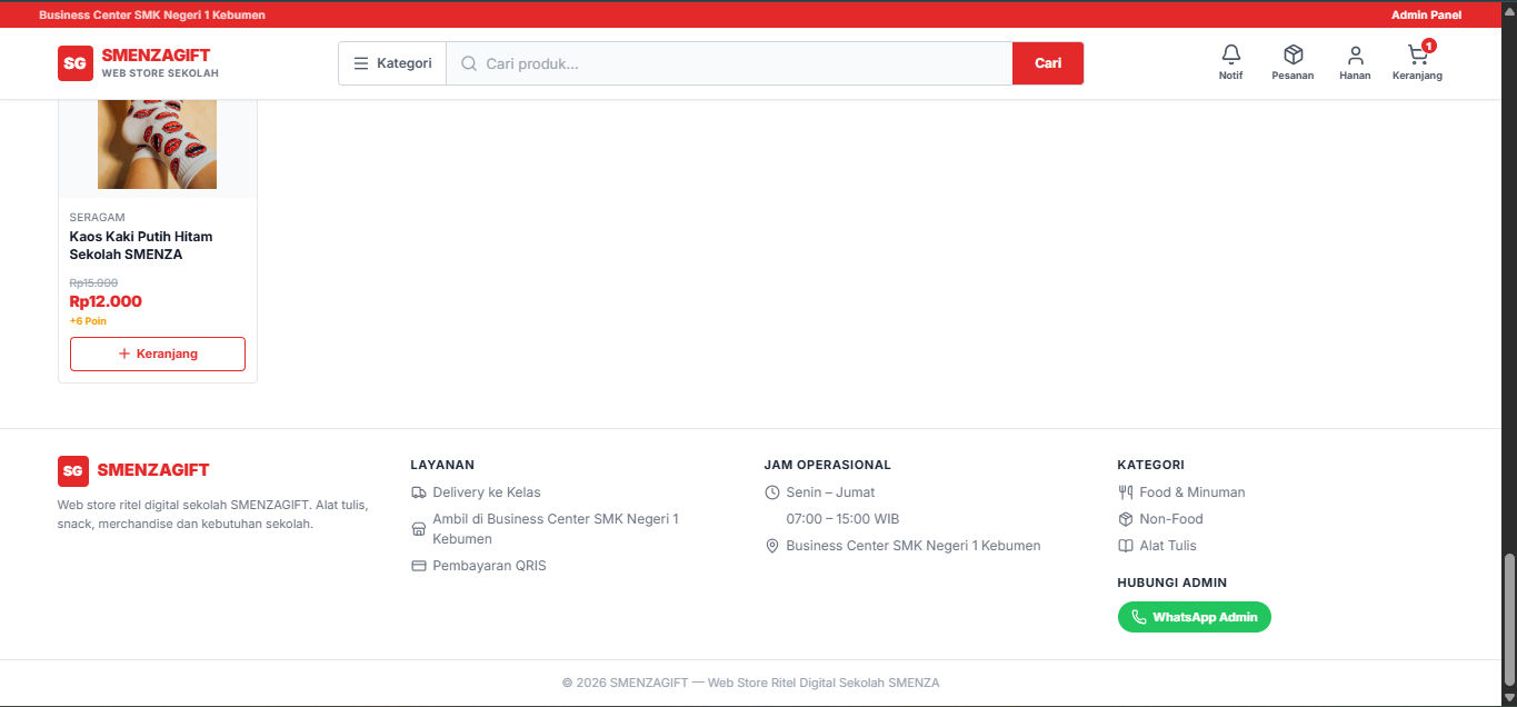 SmenzaGift - Web Store Sekolah screenshot 2