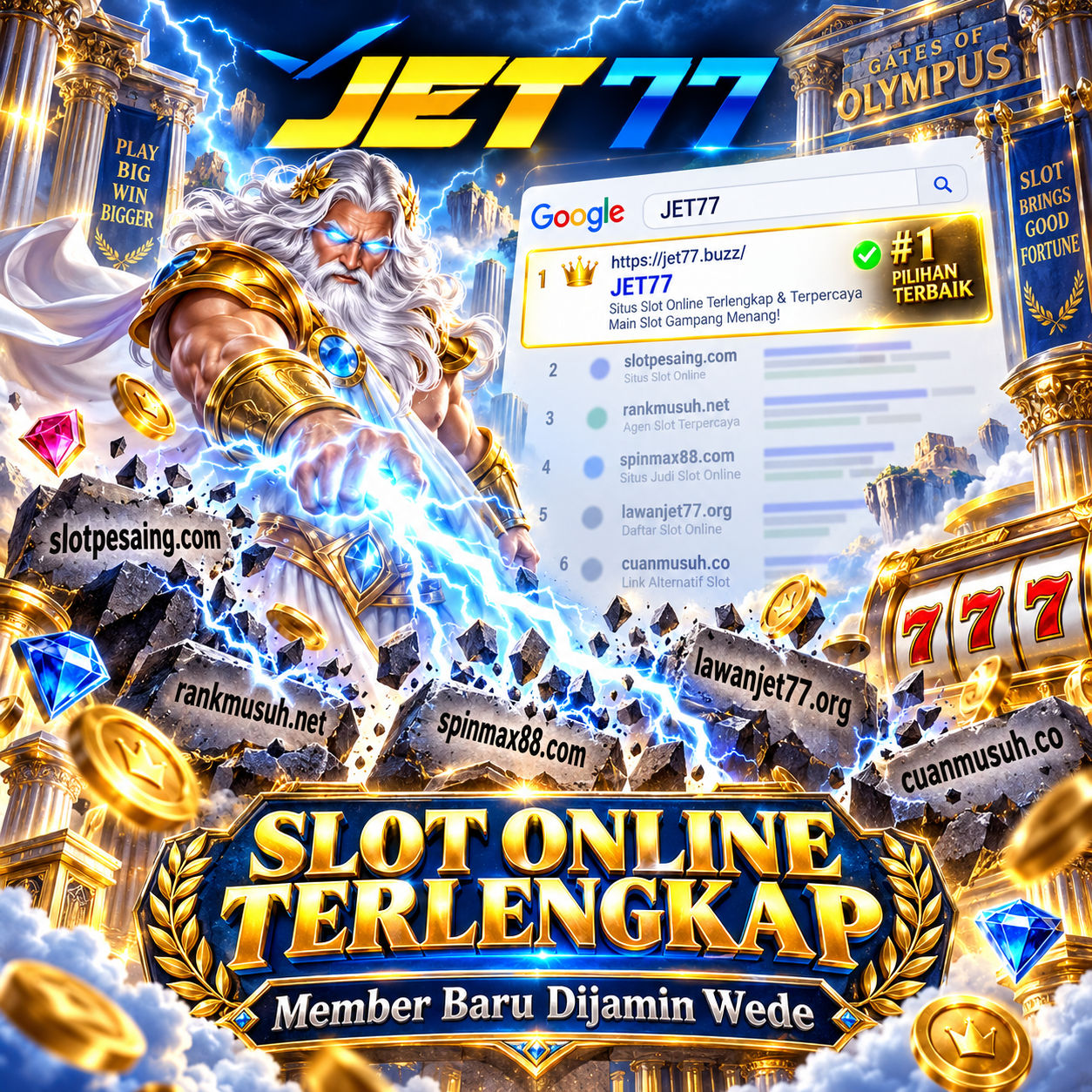 Galeri foto JET77 : Semua Tentang Permainan Slot Ada Disini di Yogyakarta